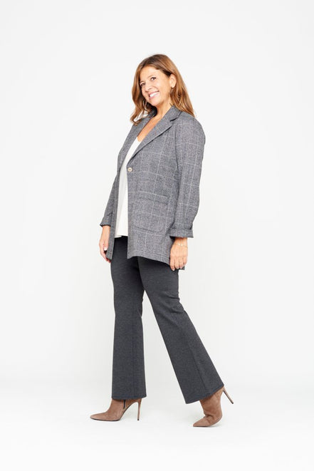 Panta Milano grigio con baschina