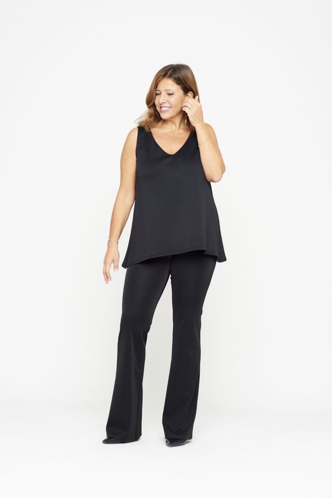 Top simple Paros nero