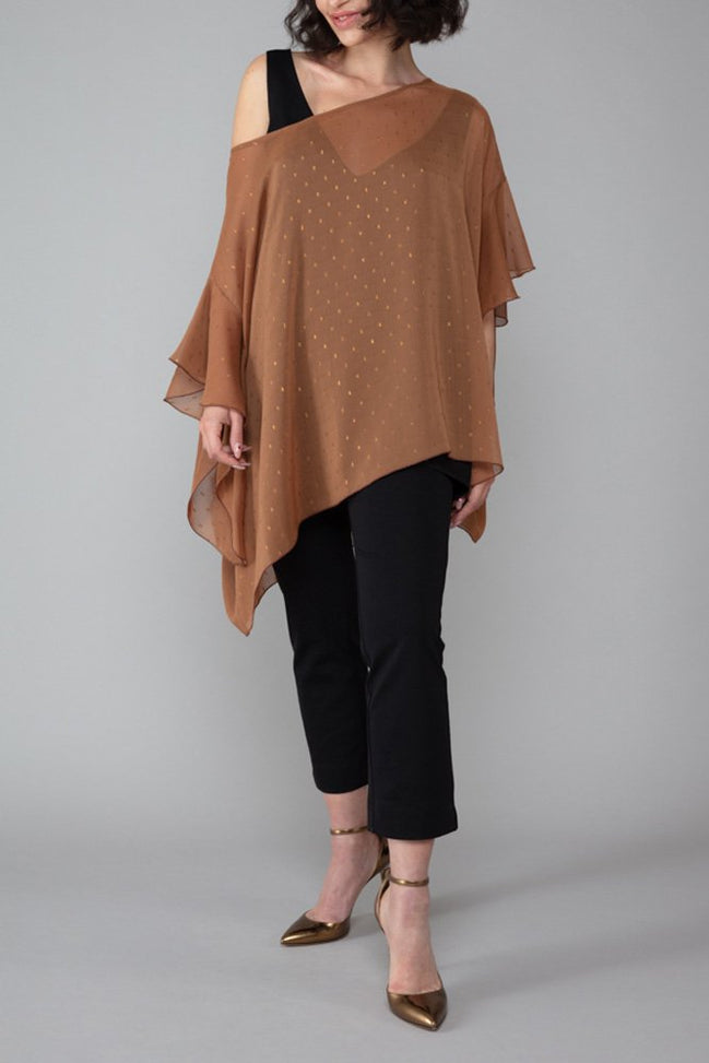 Top Capri georgette lurex