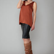 Paros Top in Cinnamon