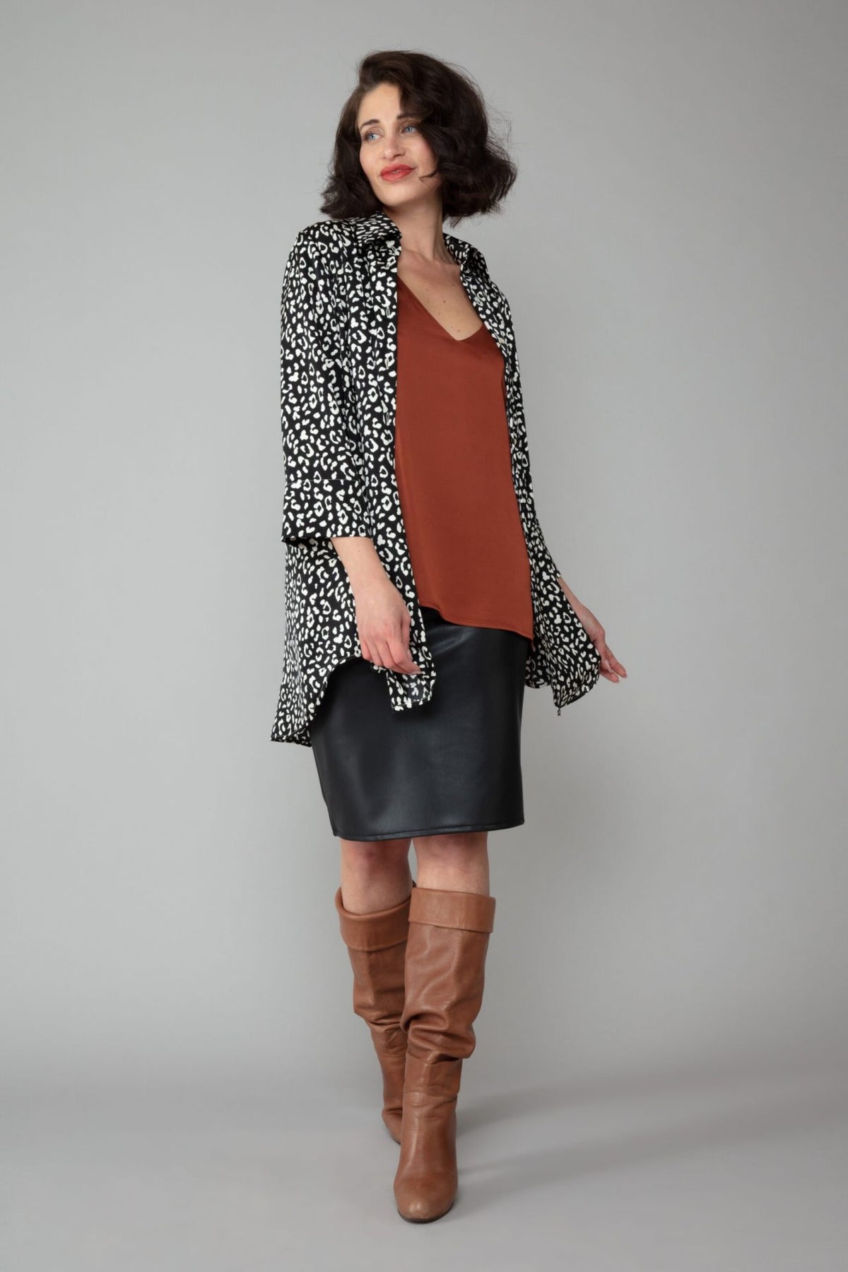 Paros Top in Cinnamon