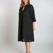 Bali Dress in Black Broderie Anglaise