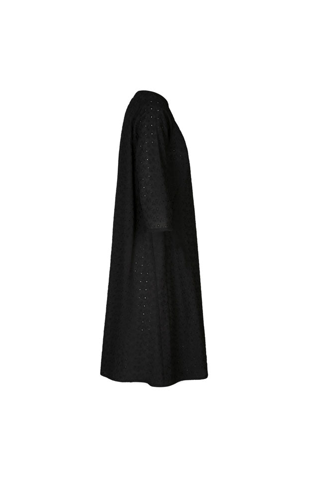 Bali Dress in Black Broderie Anglaise