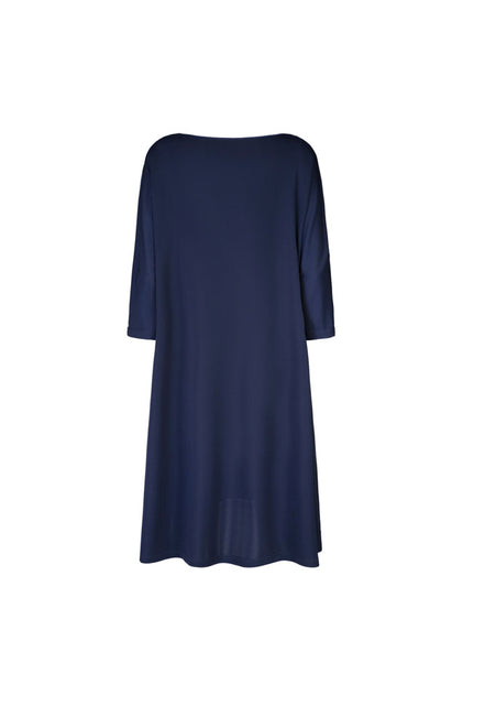Torino Fluid Dress in Blue