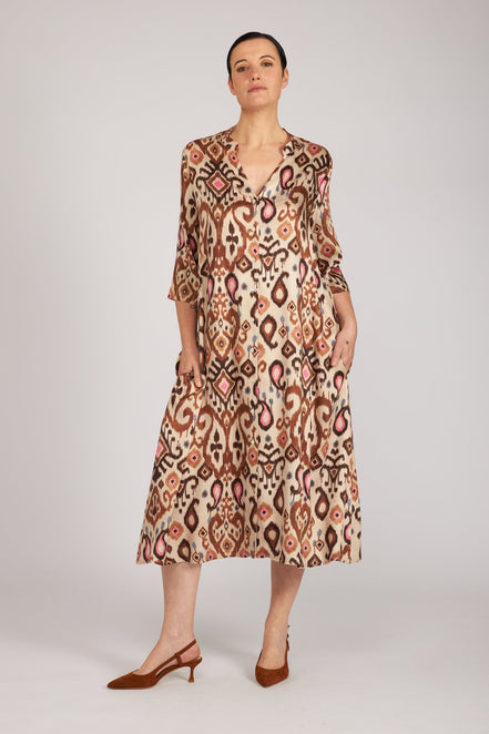 Abito Ischia stampa batik