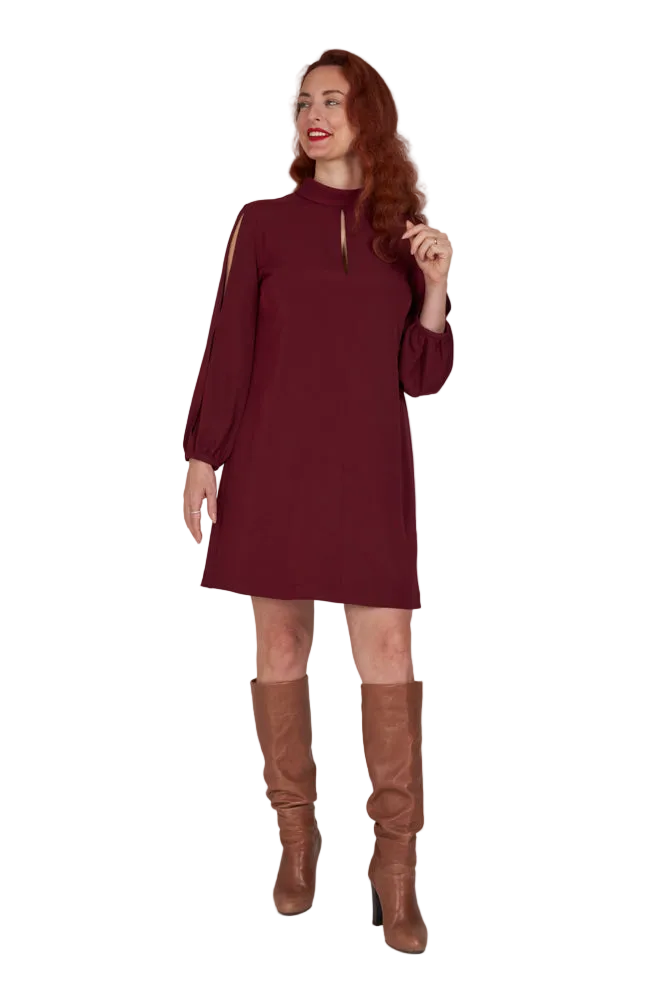 Abito Lara burgundy