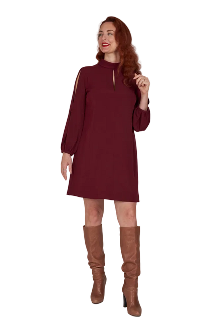 Abito Lara burgundy