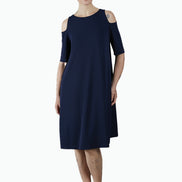 Abito Lea fluido navy