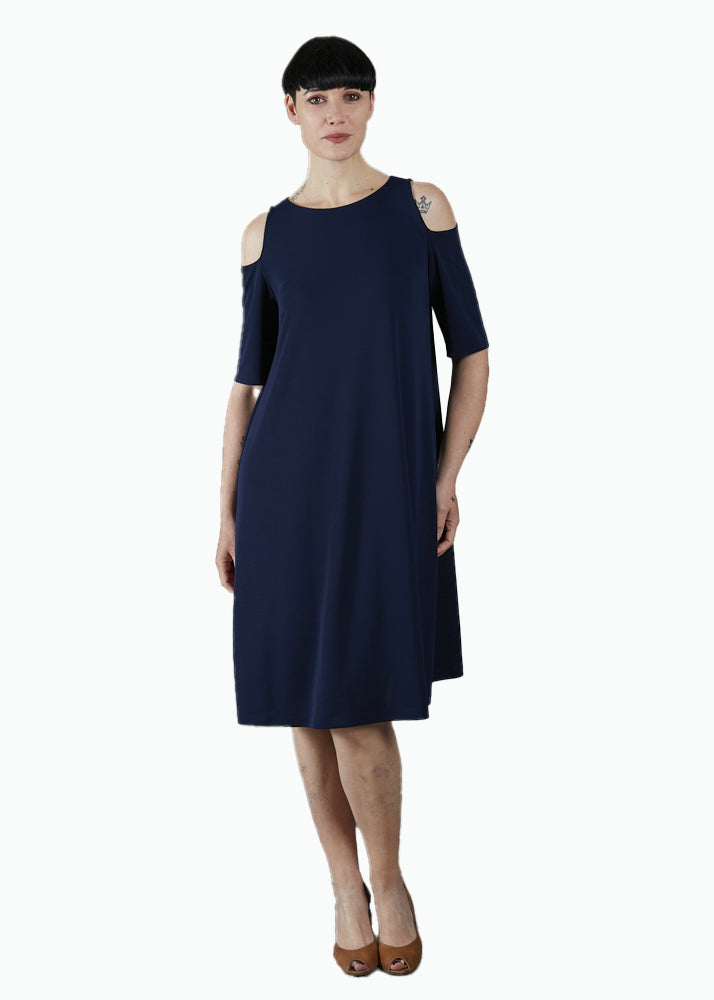 Abito Lea fluido navy