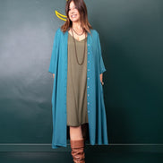 Abito Nina Verde Militare
