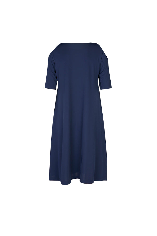 Abito Lea fluido navy