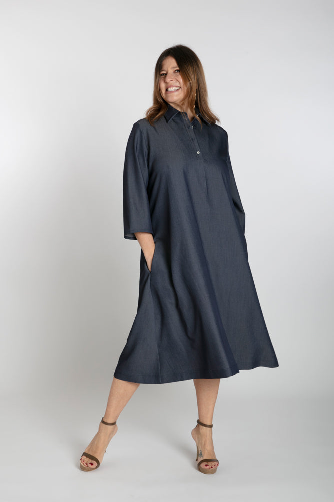 Abito Panarea raso jeans