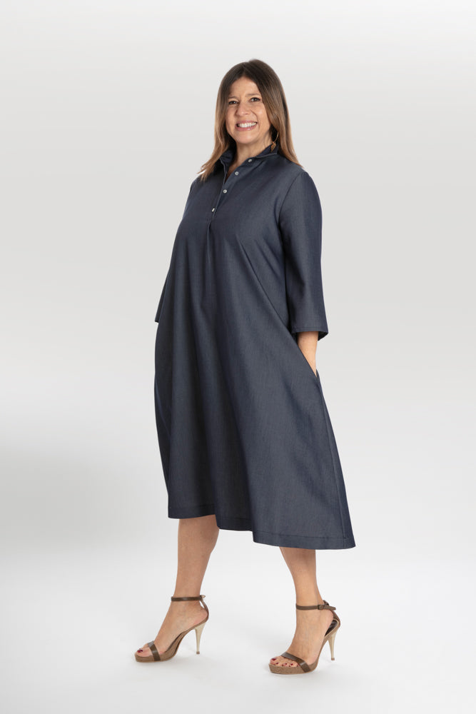 Abito Panarea raso jeans