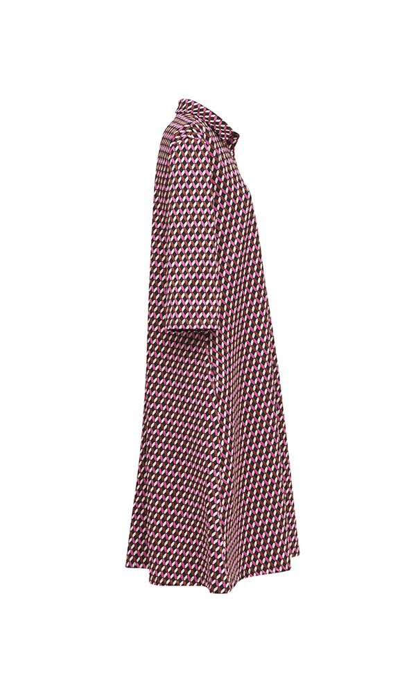 Panarea Dress in Pink Jacquard