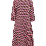Panarea Dress in Pink Jacquard