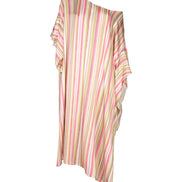 Ponza Dress in Green and Pink Stripes