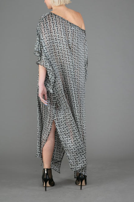 Ponza Dress in Printed Voile