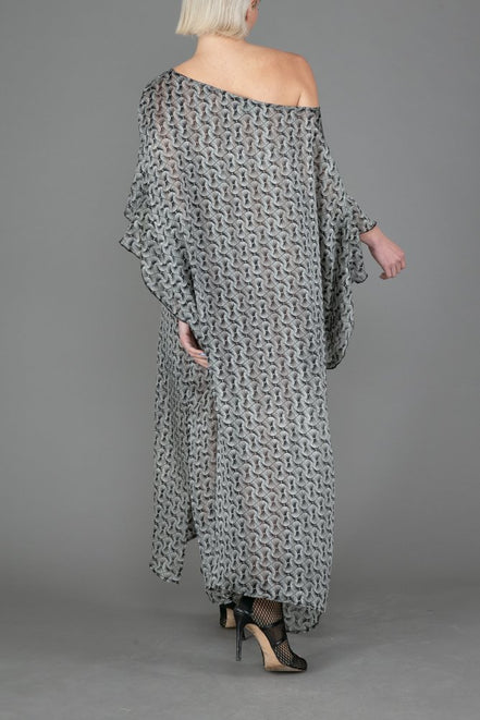 Ponza Dress in Printed Voile