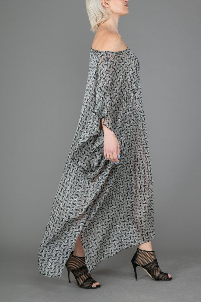 Ponza Dress in Printed Voile