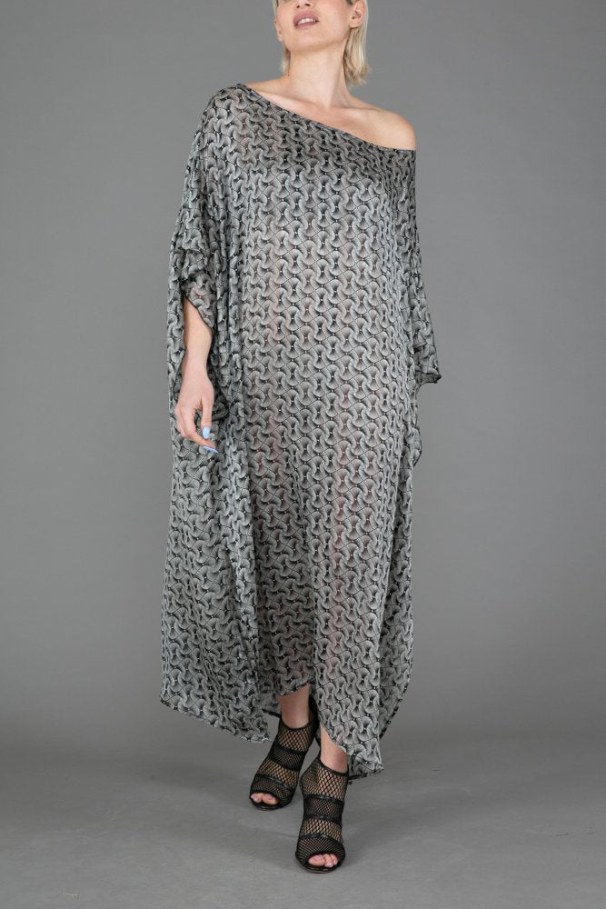 Ponza Dress in Printed Voile