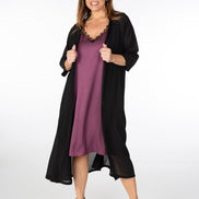 Abito Lace Nina prune