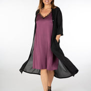 Abito Lace Nina prune