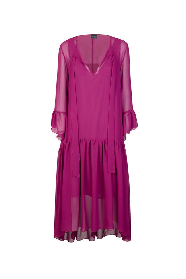 Abito Romantic Saint Tropez voile ciclamino