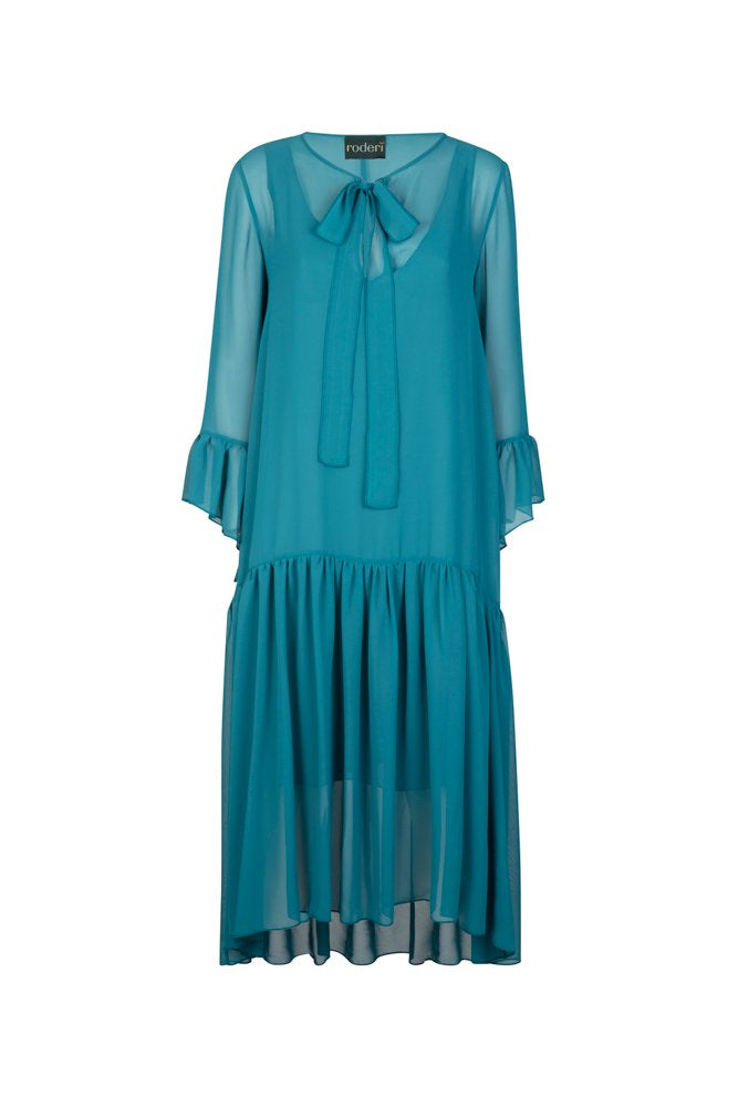 Abito Romantic Saint Tropez voile ottanio