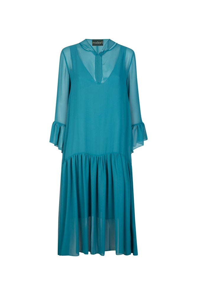 Abito Romantic Saint Tropez voile ottanio