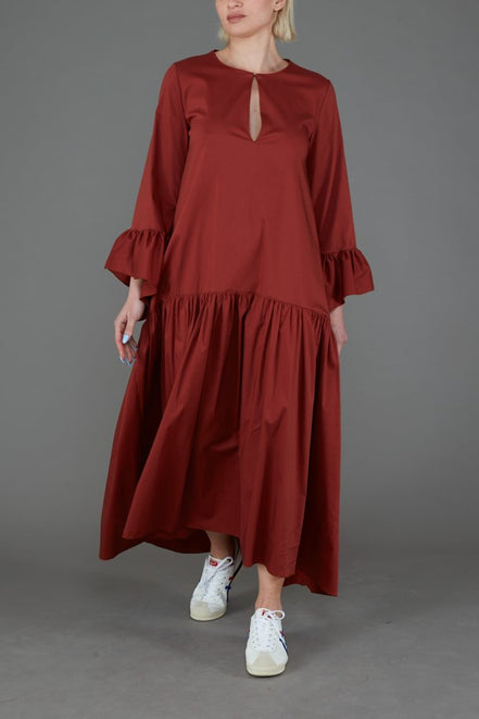 Abito Saint Tropez Cotone Ruggine