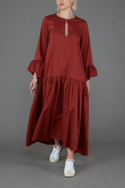 Abito Saint Tropez Cotone Ruggine
