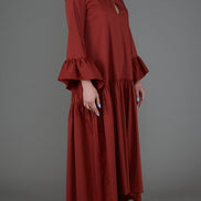 Abito Saint Tropez Cotone Ruggine