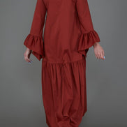 Abito Saint Tropez Cotone Ruggine
