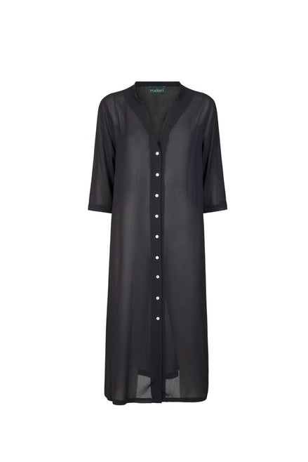 Abito Ischia tecno chiffon nero