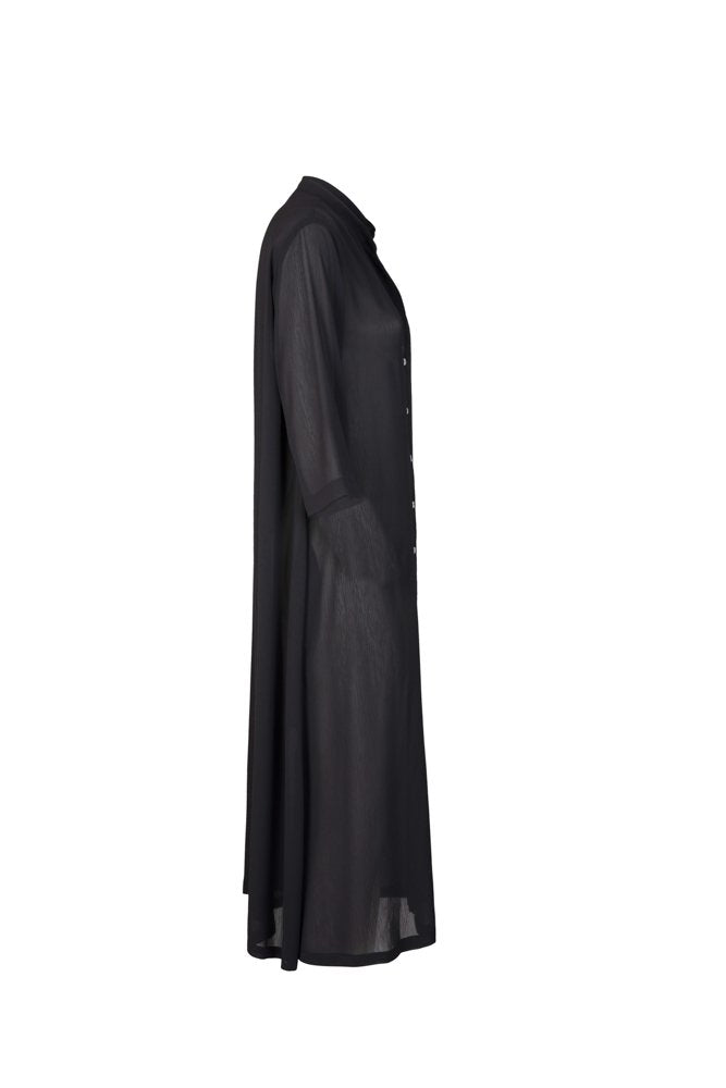 Abito Ischia tecno chiffon nero