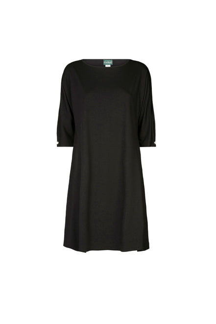Torino Dress in Black Jersey