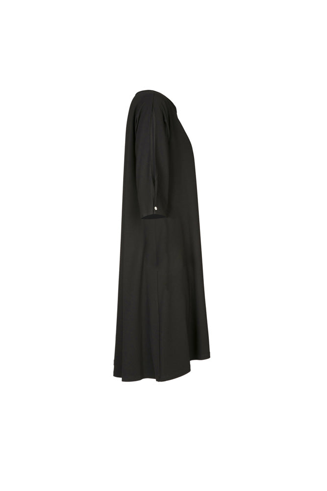 Torino Dress in Black Jersey