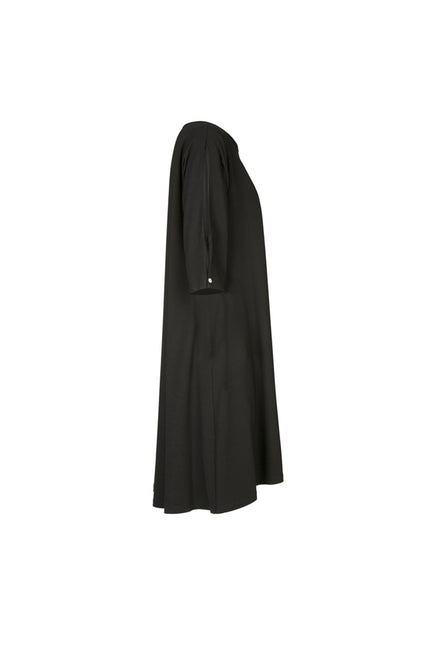 Torino Dress in Black Jersey