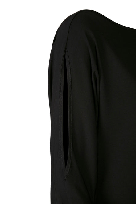 Torino Dress in Black Jersey