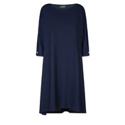 Torino Fluid Dress in Blue