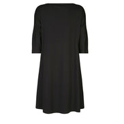 Torino Dress in Black Jersey