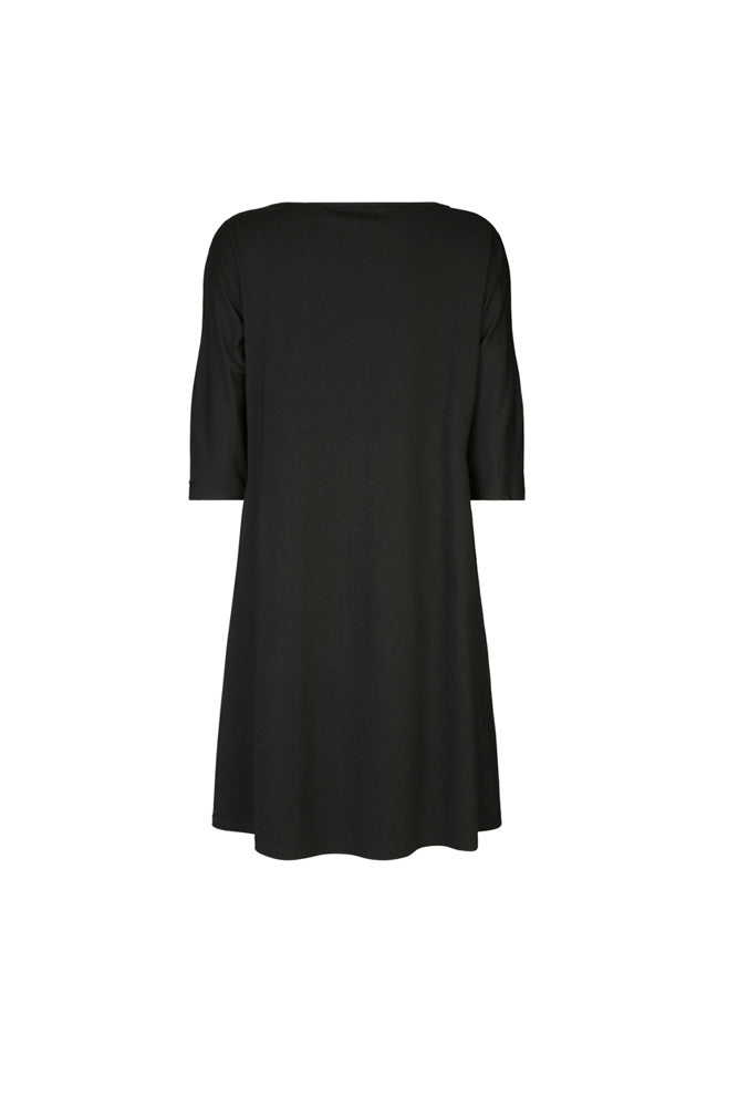 Torino Dress in Black Jersey