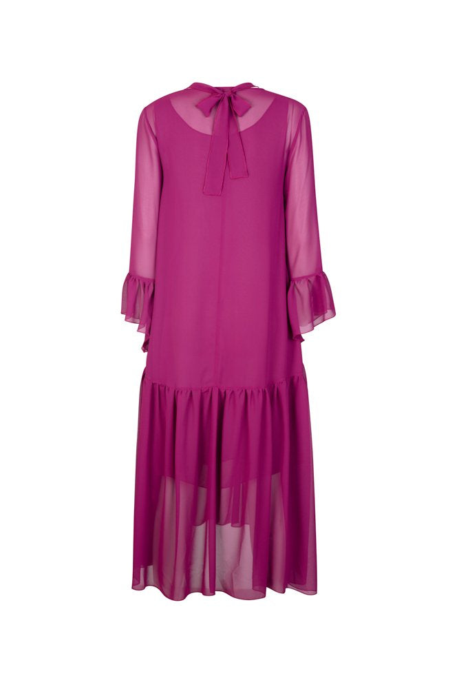 Abito Romantic Saint Tropez voile ciclamino