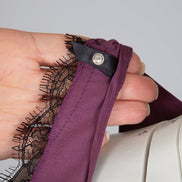 Abito Lace Nina prune