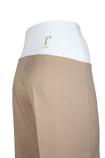 Havana Trousers in Beige with Baschina Waistband
