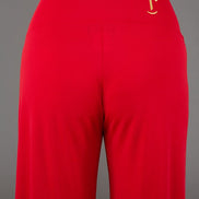 Panta Firenze fluido rosso con baschina