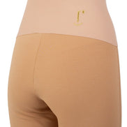 Panta Audrey cotone beige con baschina