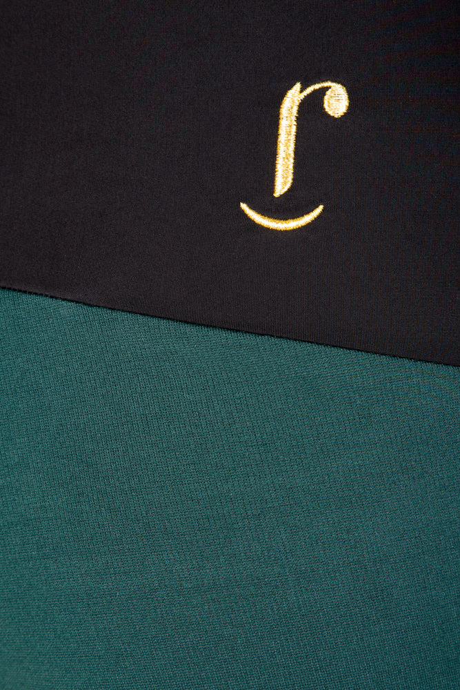 Panta Milano verde con baschina
