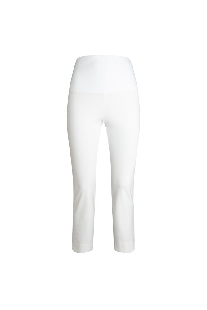 Panta BB in punto milano cotone bianco