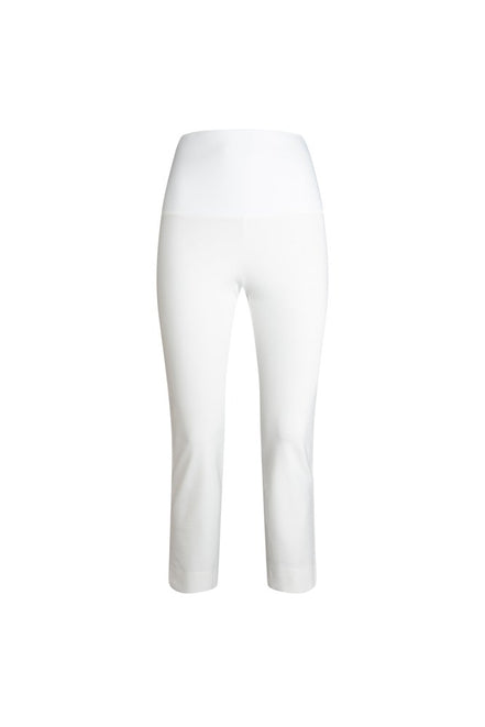 Panta BB in punto milano cotone bianco